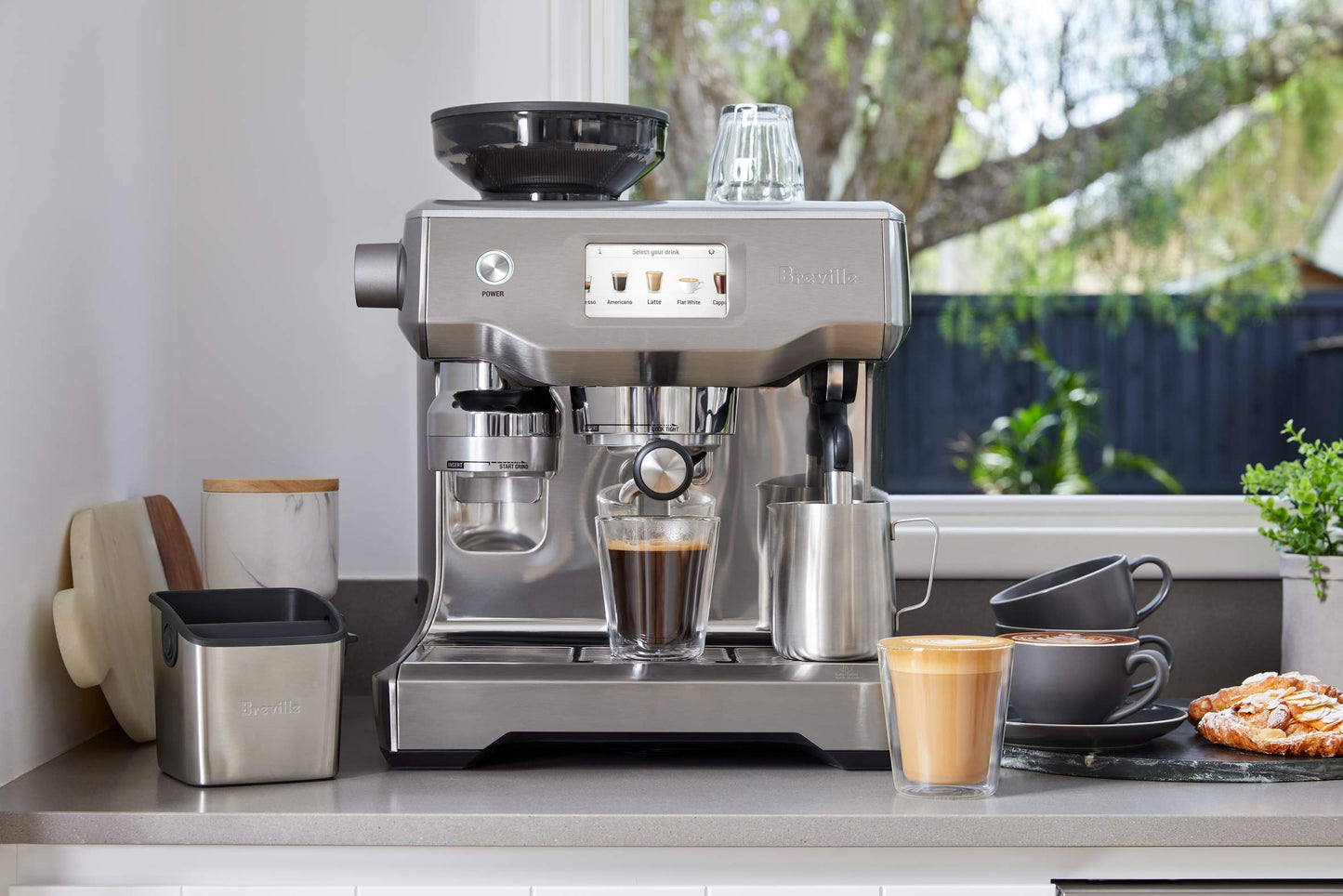 Breville Oracle Touch Espresso Machine BES990BSS, Brushed Stainless Steel