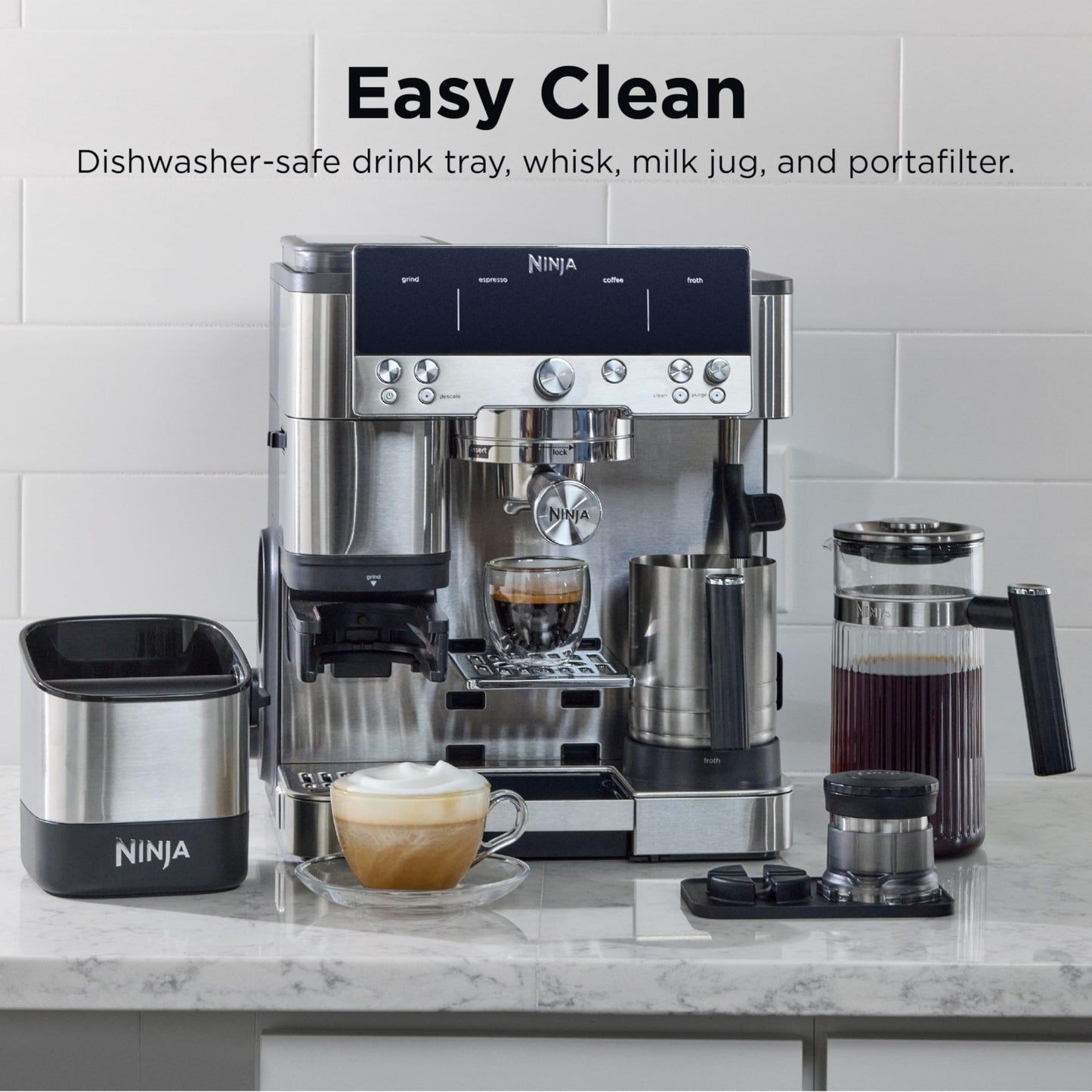 Ninja Luxe Café Premier 3-in-1 Espresso Machine, Drip Coffee, & Cold Brew