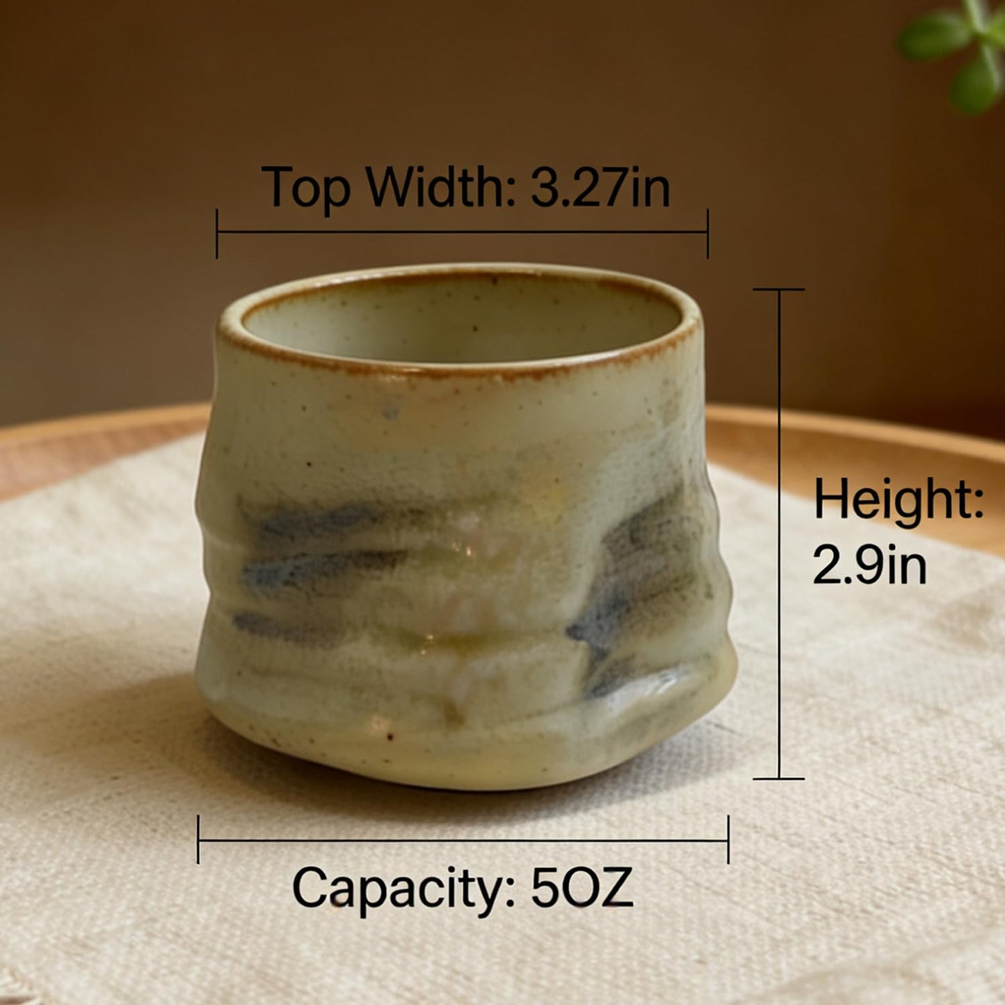 lavzpqmnr Espresso and tea mug set, 5oz colored coffee mugs.