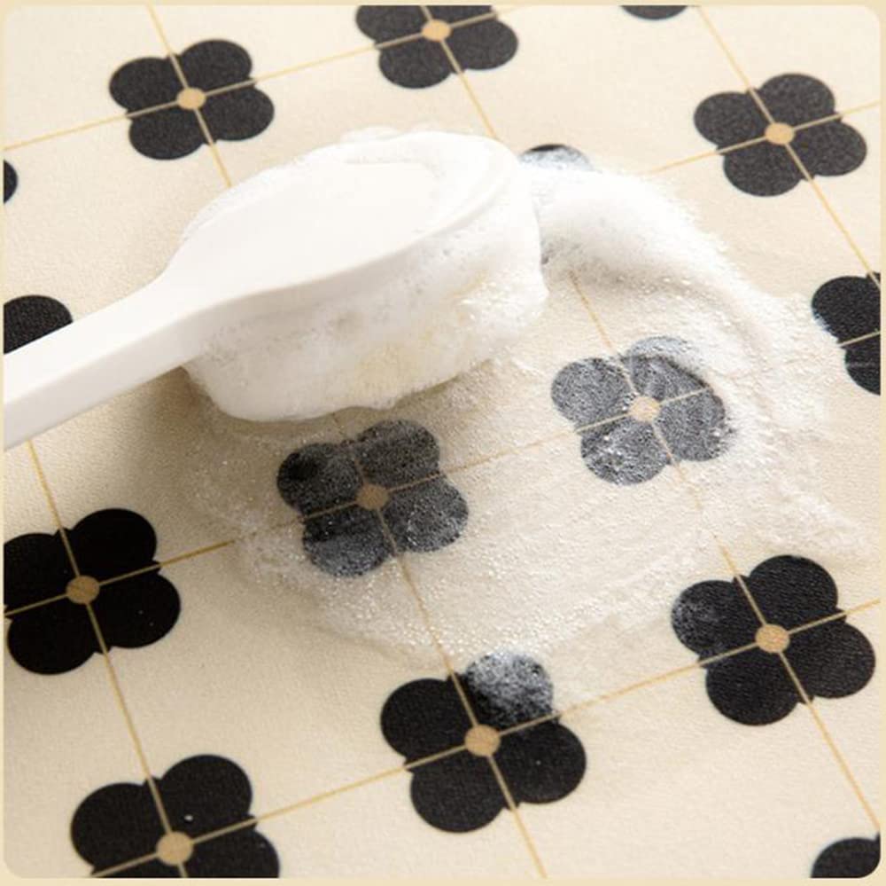 Cciphy Cute Coffee Maker Mat Colorful Dish Drying Mat for Countertops