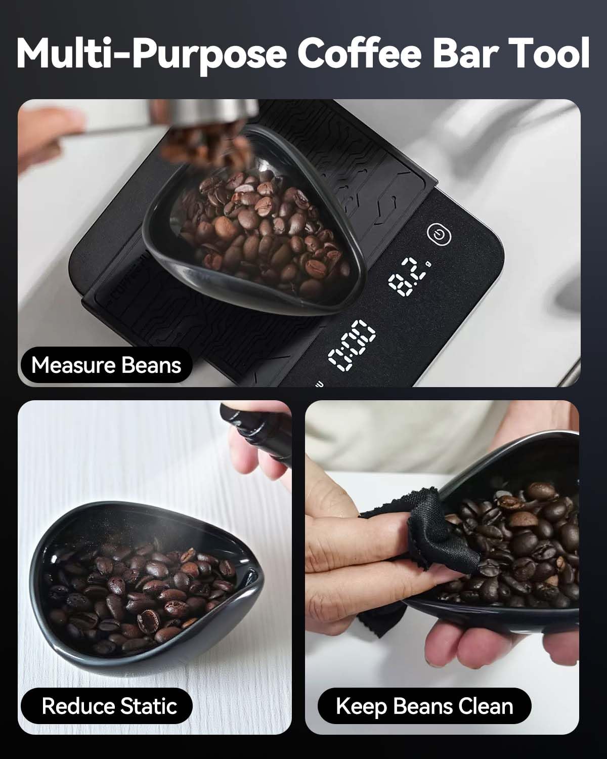 Espresso Coffee Dosing Cup & RDT Spray Bottle Kit