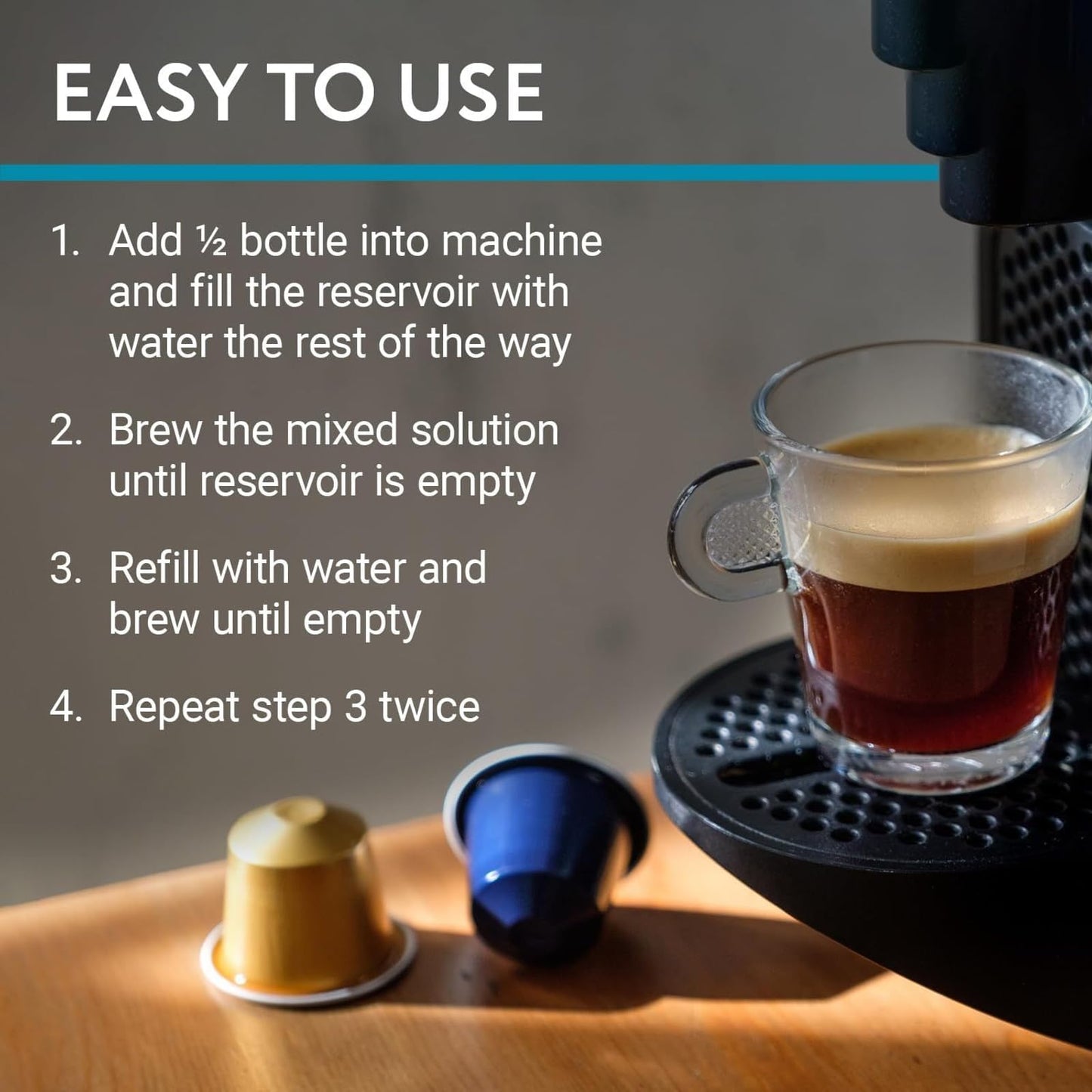 IMPRESA Coffee Machine Descaler, 2-Pack (1-Year Supply) Universal Descaling