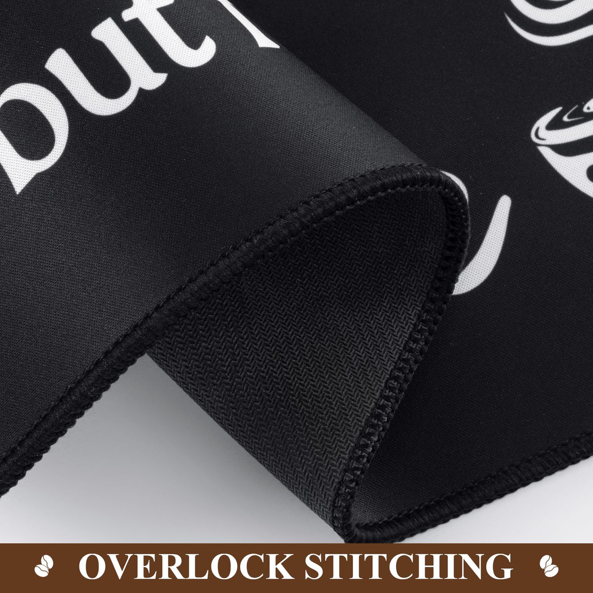 SHACOS Coffee Mat 2 Pack 12x19 Inch Black