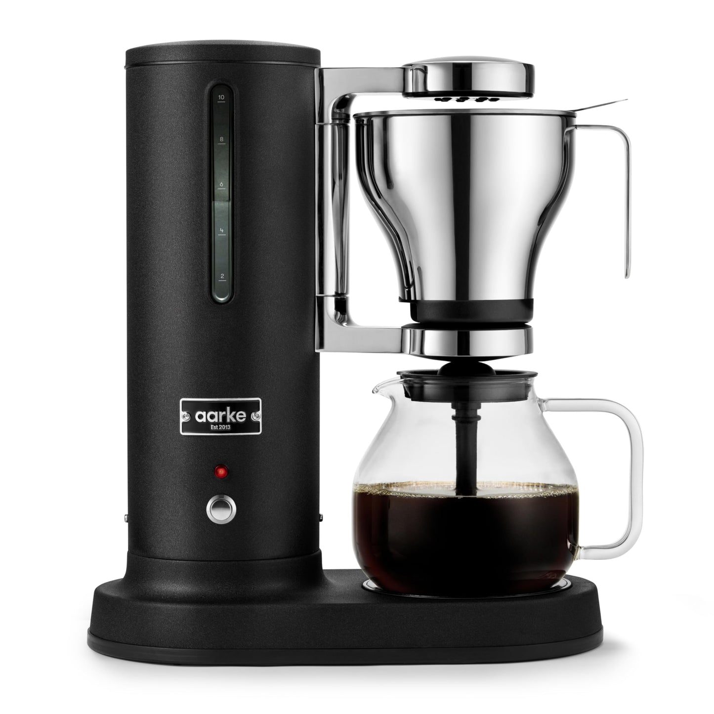 aarke Drip Coffee Maker with 42oz Glass Carafe, Matte Black